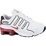 Children's Nike Shox NZ SI (White-Hot/Red-Black)