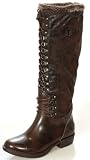 RAIN BOOTS Waterproof Winter Women's Brown Boots