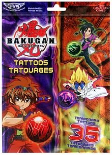 Bakugan Temporary Tattoos