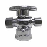 Buy Watts LFPBQT-118 Quarter Turn 3-Way Valve, 1 2-Inch FIP by 3 8-Inch COMP by 1... by Watts