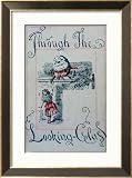 : Alice and Humpty Dumpty, Cover Illustration for "Alice Through the Looking-Glass", Alice in Wonderland Framed Poster Print by John Tenniel, 23x31