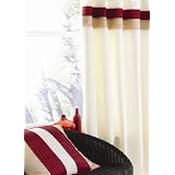 Silk Pintuck Embellished Bedroom Curtains 66
