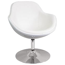 LumiSource Saddlebrook Lounger, White