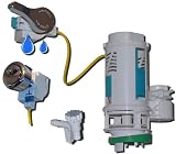 One2flush-QUICK-FIT Drop-in Dual Flush Toilet Converter Kit With Bowl Fill Control From Being Water