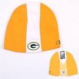 Green Bay Packers Yellow Center Panel Knit Beanie