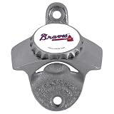 Atlanta Braves Metal Wall Mounted Beer Bottle Opener