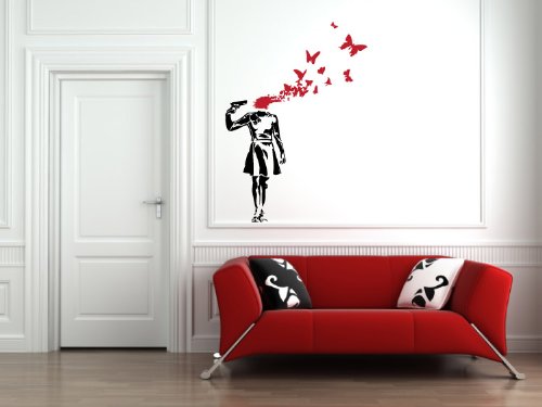Suicide Butterflies Banksy Wall Decal