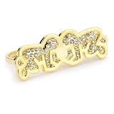 nOir Keith Haring 2-Finger Baby Ring, Size 7