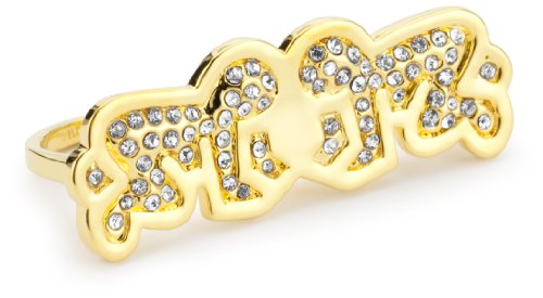 nOir Keith Haring 2-Finger Baby Ring, Size 6