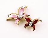 New fashion vintage antique rhinestone brooch pin jewelry butterfly QNB020