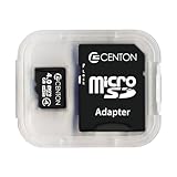 Centon 4 GB Micro SDHC Class 4 Flash Memory Card 4GBRSDHC4 (Black)
