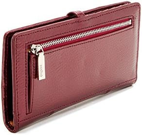 Hobo Womens Leather Elva Bifold Credit Card Clutch Wallet Mulberry
