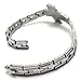 KONOV Stainless Steel Cross Bracelet for Unisex Mens Womens - Silver - 8 Inch