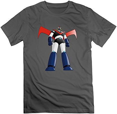 Men's Fashion Anime Great Mazinger Grendizer Tshirts DeepHeather