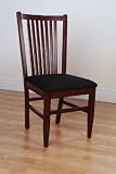 Shaker Beech Wood Dining Room - Kitchen Side Chair - Dark Mahogany