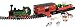 Deluxe Steam Train with Livestock Cars and Vehicles