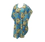 Lovely Tropical Printed Plus Size Short Kaftan Caftan VALENTINE'S DAY GIFT