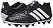 adidas Performance Men's Goletto V FG Soccer Shoe, Black/White/Black, 10.5 M US