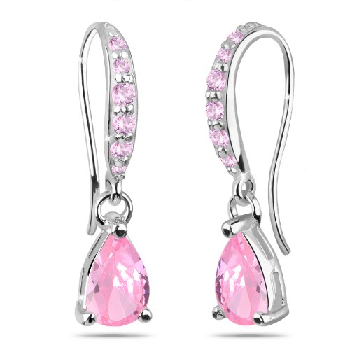 Elli Damen-Ohrringe Pink 925 Silber 0303121511 Preisvergleich