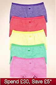 5 Pack - Older Girls