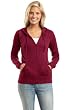 Ladies Full Zip Hooded Sweatshirt