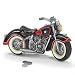 Decorative All American Motorcycle Piggy Bank For Motorcycle Enthusiast Great Gift Item!