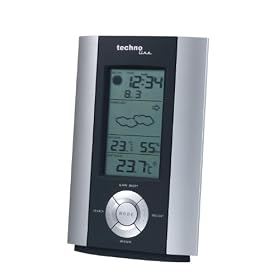 Smart Effects Technoline WS6710 Quartz Alarm Clock and Weather Station with Outside Sensor