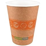World Centric Compostable Hot Paper Cups, 12-Ounce, 20-Pack