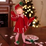 Annalee 14-Inch Red Candycane Elf