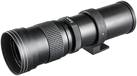 Digitalmate 420-800mm f/8.3-16 HD Telephoto Zoom Lens for Canon EOS-M Compact Digital Mirrorless Cameras