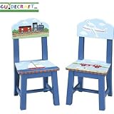 Guidecraft Transportation Table and Chair Set Style: Set of 2 Extra Chairs