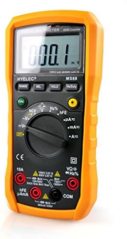 MS88 Auto and manual range LCD AC DC Volt AMP OHM Digital Multimeter Electrical Meter