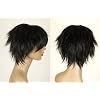 Cosplayland C539 - 25cm schwarz gestuft Theater Alltag Per�cke Wig