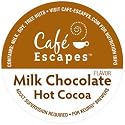 Cafe Escapes Milk Chocolate Hot Cocoa KCups, K-Cups for Keurig Brewers, 16 pack