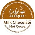 Cafe Escapes Milk Chocolate Hot Cocoa KCups, K-Cups for Keurig Brewers, 16 pack