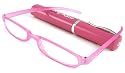 Asset Eyewear Tube Readers Reading Glasses - Snip & Sew Matte Pink
