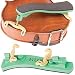 Kun Collapsible Mini Green Shoulder Rest for 1/16 - 1/4 Violin