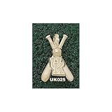 University of Kentucky UK Bats Pendant (Gold Plated)
