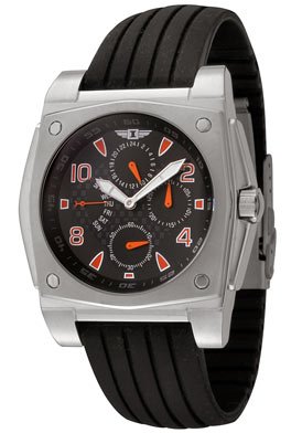 I By Invicta Men's 41698-001 Stainless Steel and Black Rubber Watch