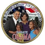 Obama And Family, Lights&darks Adult Sweatshirt