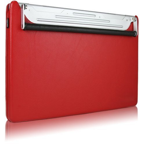 Case-Mate 15 Signature Sleeve MacBook Laptop Holder in Italian Leather over Form-fit Shell, Sienna Red (67534)