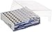 Heathrow Scientific HS120018 Work 2 Store Expanding Tube Rack or Cryogenic Tube Storage, 64 Wells, White