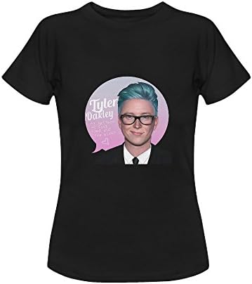 ALLIEED Women's Mathew Tyler Oakley T-shirt -L black