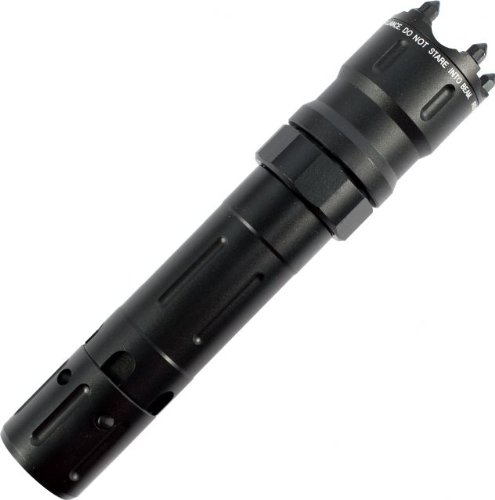 Cheap HellFighter X-15 LED Rechargeable Tactical Light with Glass-Breaker Bezel ? 135 Lumens