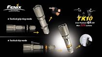 Fenix TK10 Tactical Light Black Finish--225 Lumens