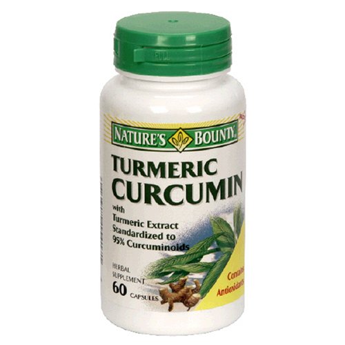 Nature's Bounty Turmeric/Curcumin, 60 Capsules (Pack of 2)