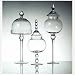 Long Stem 3pc Glass Apothecary Jar Container Set