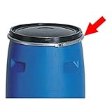 プラスチックドラム PDO200L-1締め金具 (本体/オプションの選択あり) サンコー(三甲)