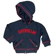 Kids Applique Zip Sweatshirt - Navy