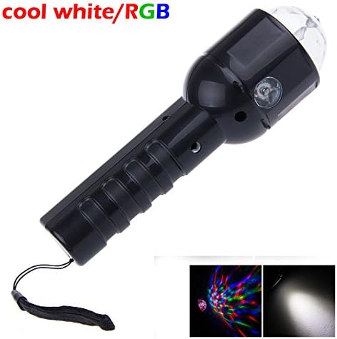 S6store® New Dual use 3W LED Mini disco laser stage Light Colorful For party with Ultra Brightness Flashlight Lighting